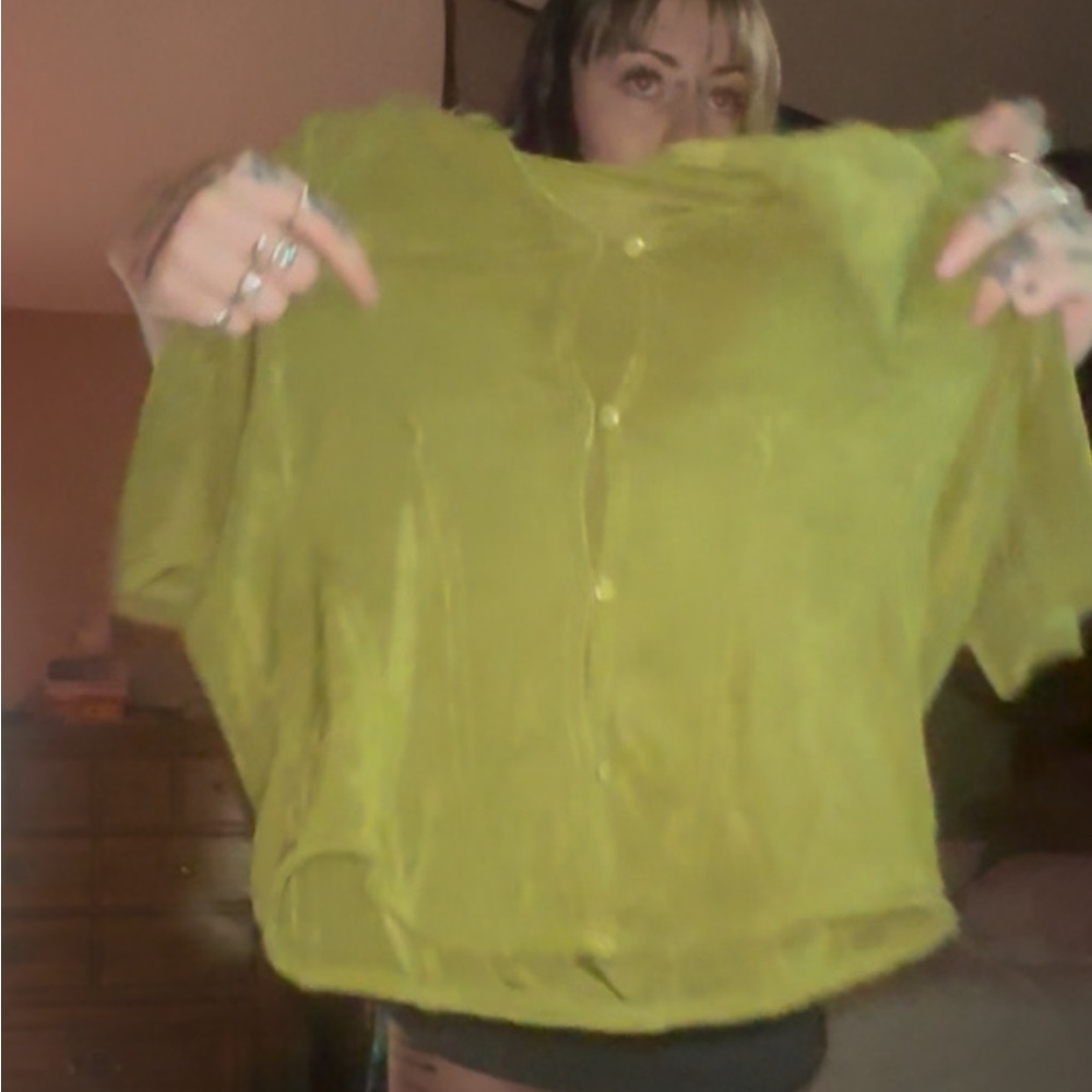 Cotton Candy Olive Textured Blouse